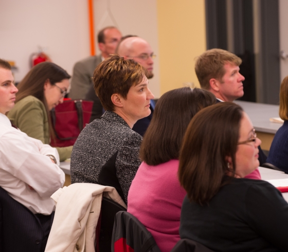 Group of master teachers sitting