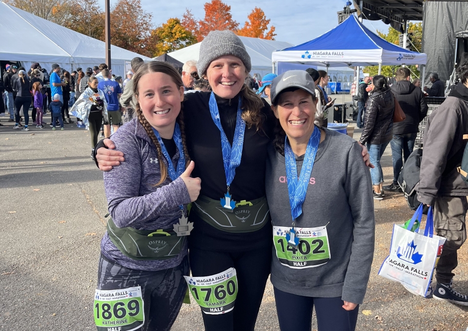 Three members of the Borderless Bengals team