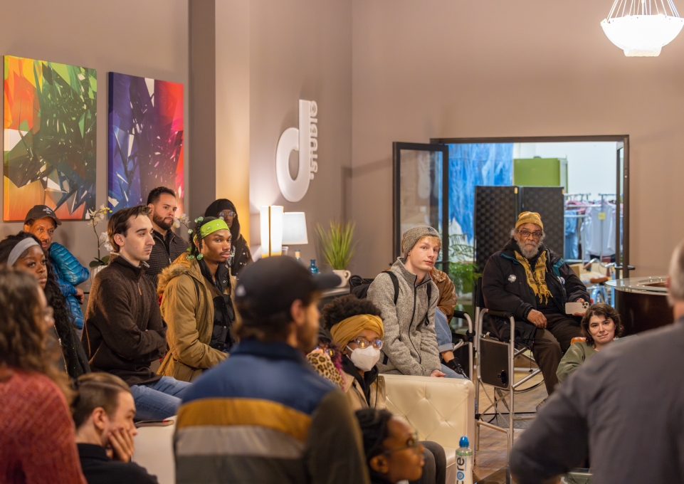 PPDI participants at dPost studio